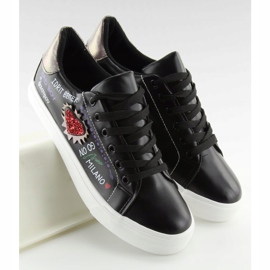 Negro M897 Zapatillas de mujer negras 1