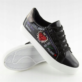 Negro M897 Zapatillas de mujer negras 3