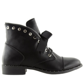 Negro Botas negras para mujer 17018-9 negro 4