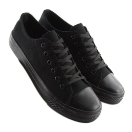 Zapatillas de mujer monocolor negras NB176 Black negro 4