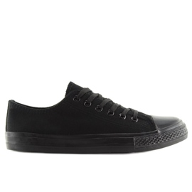 Zapatillas de mujer monocolor negras NB176 Black negro 5