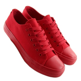 Zapatillas de mujer monocolor rojas NB176 Big Red rojo 4