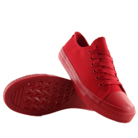 Zapatillas de mujer monocolor rojas NB176 Big Red rojo 5