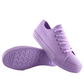 Zapatillas de mujer monocolor violeta NB176 L.PURPLE 5