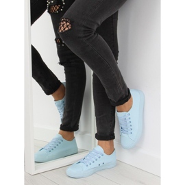 Zapatillas de mujer monocolor azules NB176 L.BLUE 1