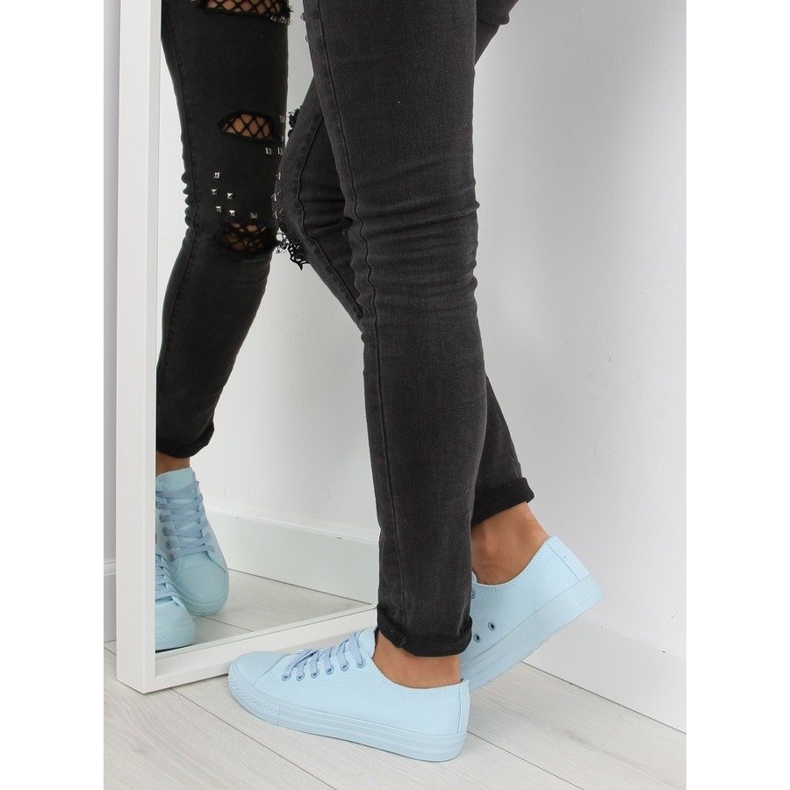 Zapatillas de mujer monocolor azules NB176 L.BLUE 2 Zapatillas de mujer monocolor azules NB176 L.BLUE 2