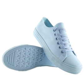 Zapatillas de mujer monocolor azules NB176 L.BLUE 5