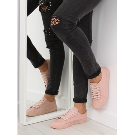 Zapatillas de mujer monocolor rosa empolvado NB176 Orangepink 1