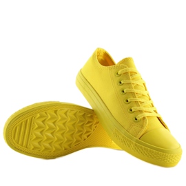 Zapatillas de mujer monocolor amarillas NB176 amarillo 6