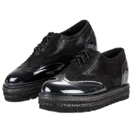 Lucky Shoes Zapatos lacados negros 2
