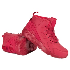 Zapatos rojos por encima del tobillo. 6