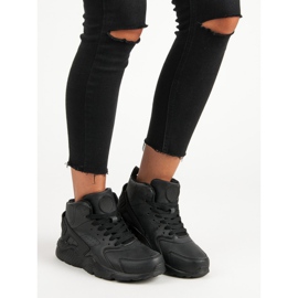 Botas negras por encima del tobillo negro 2
