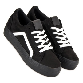 Sport Zapatillas de ante negras negro 4