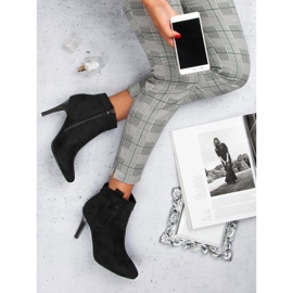 Botas clásicas de tacón negro 6