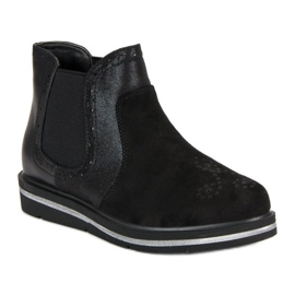 Lucky Shoes Botines Chelsea negros 2