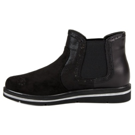 Lucky Shoes Botines Chelsea negros 3