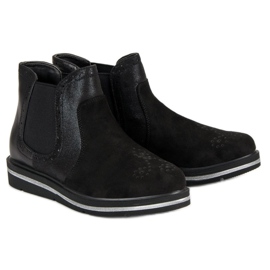 Lucky Shoes Botines Chelsea negros 6