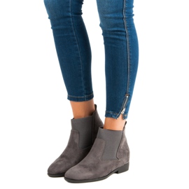 Lucky Shoes Botas de moda de Jodhpur gris 2