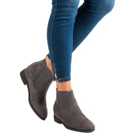 Lucky Shoes Botas de moda de Jodhpur gris 3