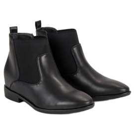Lucky Shoes Botas de moda de Jodhpur negro 1