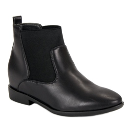 Lucky Shoes Botas de moda de Jodhpur negro 4