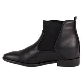 Lucky Shoes Botas de moda de Jodhpur negro 5