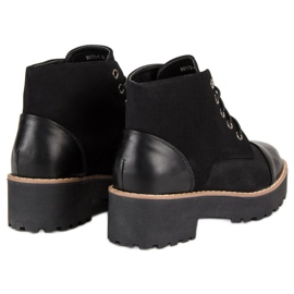 Botas de rock workery negro 5