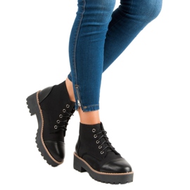 Botas de rock workery negro 2