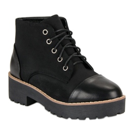 Botas de rock workery negro 3