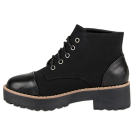 Botas de rock workery negro 4