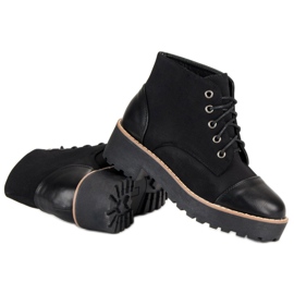 Botas de rock workery negro 6