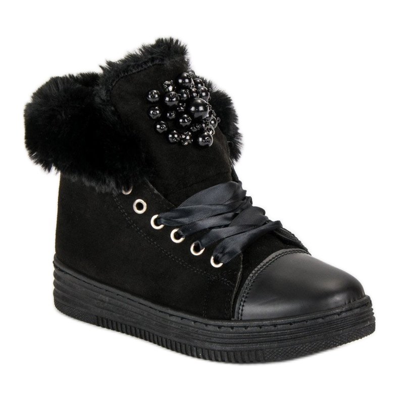 Zapatillas cálidas negro 1 Zapatillas cálidas negro 1