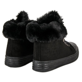 Zapatillas cálidas negro 3