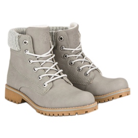 Tramperos grises con piel de oveja MCKEYLOR 8