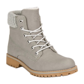 Tramperos grises con piel de oveja MCKEYLOR 4