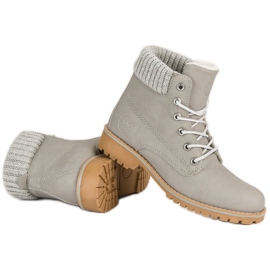 Tramperos grises con piel de oveja MCKEYLOR 7