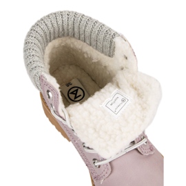 Tramperos violetas con piel de oveja MCKEYLOR púrpura 1