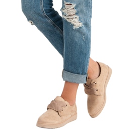 Zapatillas de ante con cordones marrón 2 Zapatillas de ante con cordones marrón 2