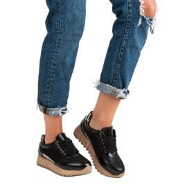 Bestelle Zapatillas atadas negro 1