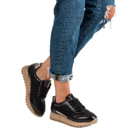 Bestelle Zapatillas atadas negro 2