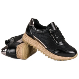 Bestelle Zapatillas atadas negro 5