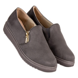 Zapatillas de gamuza gris 3