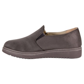 Zapatillas de gamuza gris 5