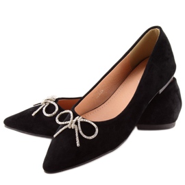 Bailarinas negras puntiagudas LT103P Negro 4
