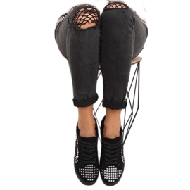 Zapatillas de mujer negras G253 Black negro 4