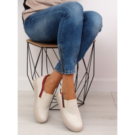 Zapatillas slip-on beige 107-40 Beige 3