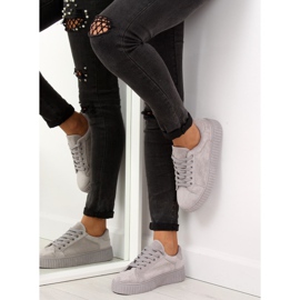 Gris AX03 Zapatillas grises de suela alta 1 Gris AX03 Zapatillas grises de suela alta 1