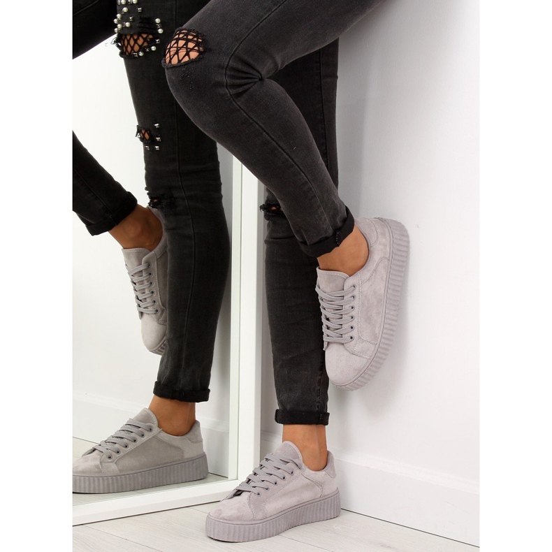 Gris AX03 Zapatillas grises de suela alta 1 Gris AX03 Zapatillas grises de suela alta 1