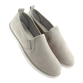 Zapatillas slip-on grises LA08P Gris 4