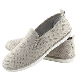 Zapatillas slip-on grises LA08P Gris 3